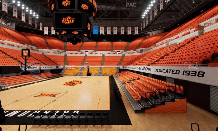 Gallagher-Iba Arena - Section 104 Seat View