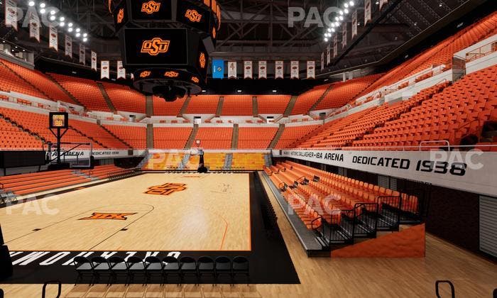 Gallagher-Iba Arena - Section 104 Seat View