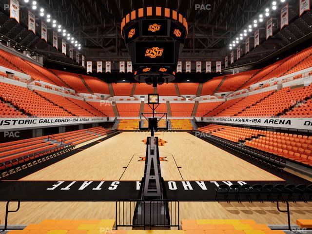 Gallagher-Iba Arena - Section 105 Seat View