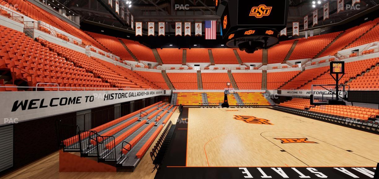 Gallagher-Iba Arena - Section 106 Seat View