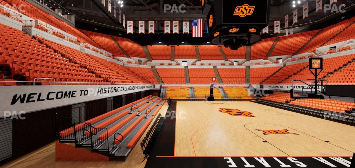 Gallagher-Iba Arena - Section 106 Seat View