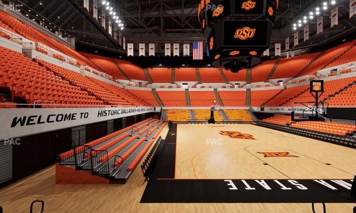 Gallagher-Iba Arena - Section 106 Seat View