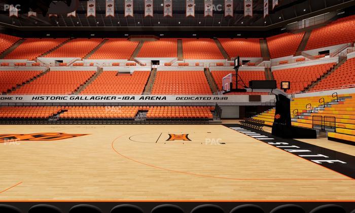 Gallagher-Iba Arena - Section 107 Seat View
