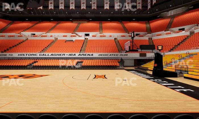 Gallagher-Iba Arena - Section 107 Seat View