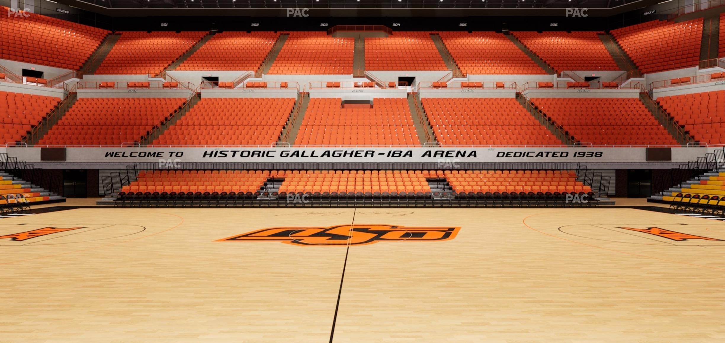 Gallagher-Iba Arena - Section 108 Seat View