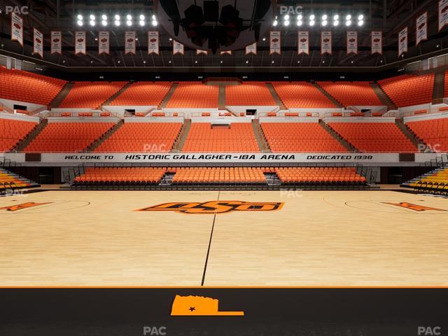 Gallagher-Iba Arena - Section 108 Seat View