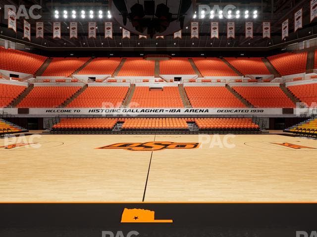 Gallagher-Iba Arena - Section 108 Seat View
