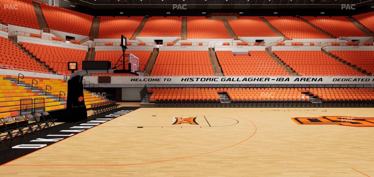 Gallagher-Iba Arena - Section 109 Seat View