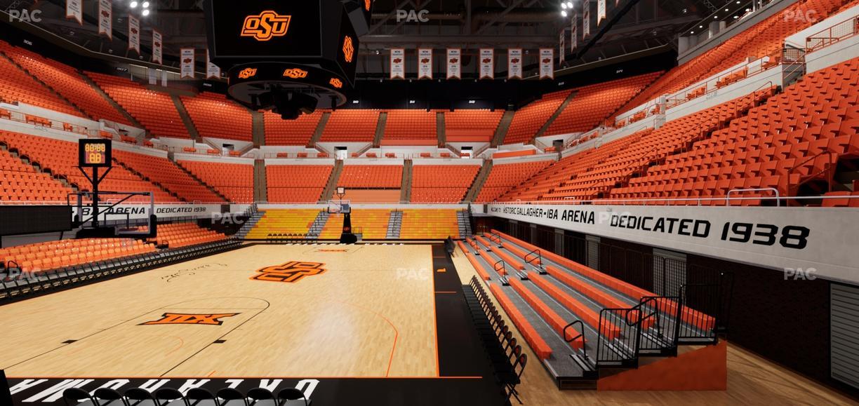 Gallagher-Iba Arena - Section 110 Seat View