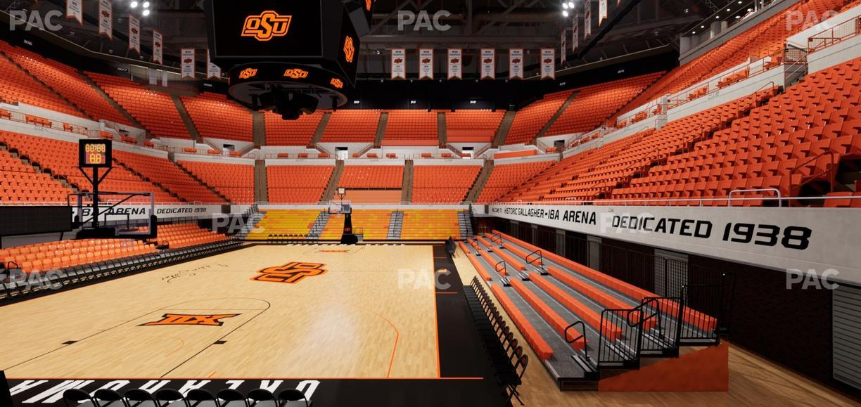 Gallagher-Iba Arena - Section 110 Seat View