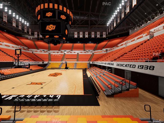 Gallagher-Iba Arena - Section 110 Seat View