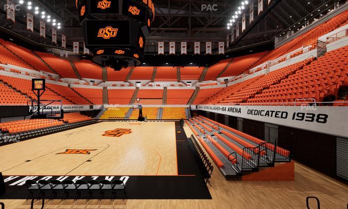 Gallagher-Iba Arena - Section 110 Seat View