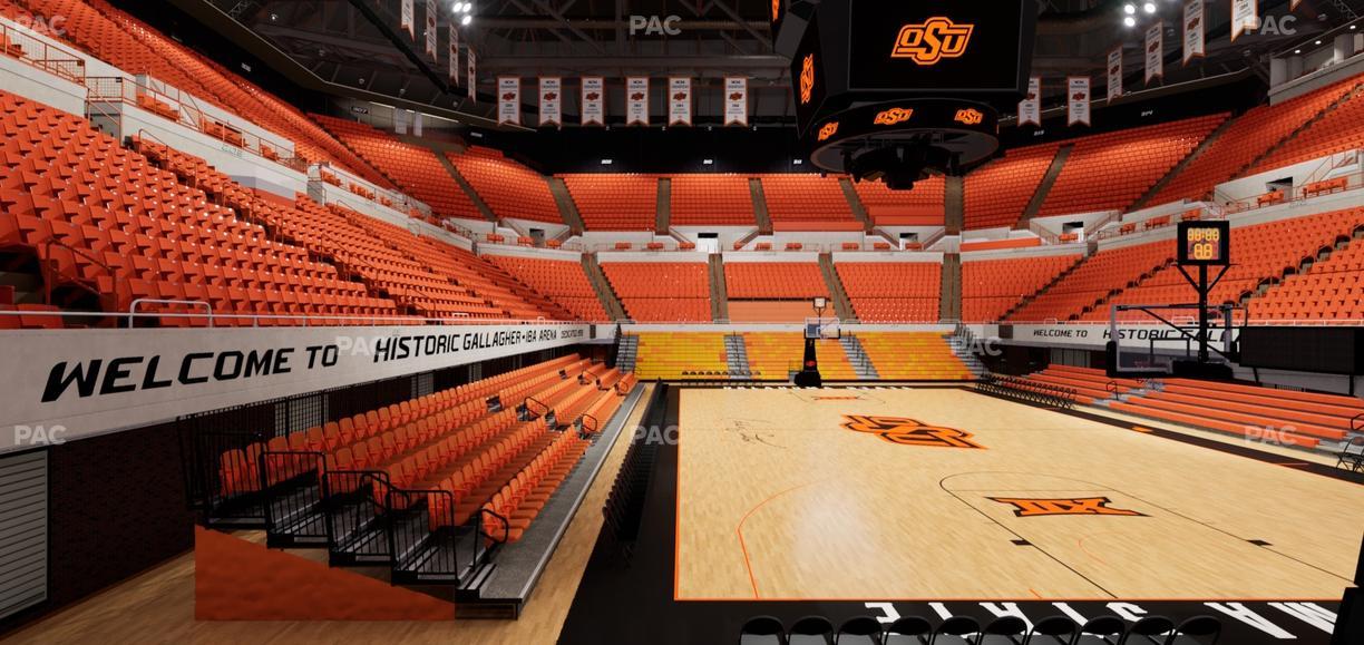 Gallagher-Iba Arena - Section 112 Seat View