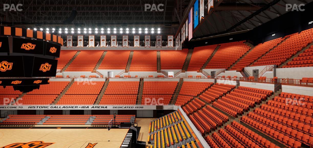 Gallagher-Iba Arena - Section 201 Seat View