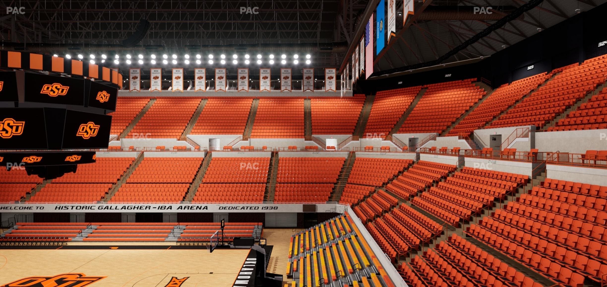 Gallagher-Iba Arena - Section 201 Seat View