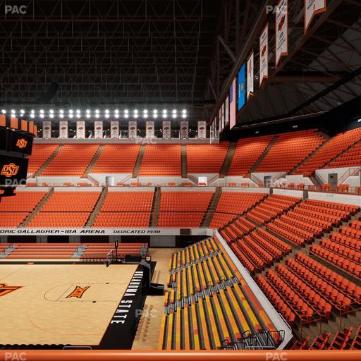 Gallagher-Iba Arena - Section 201 Seat View