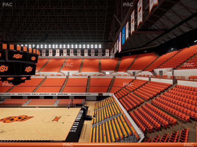Gallagher-Iba Arena - Section 201 Seat View