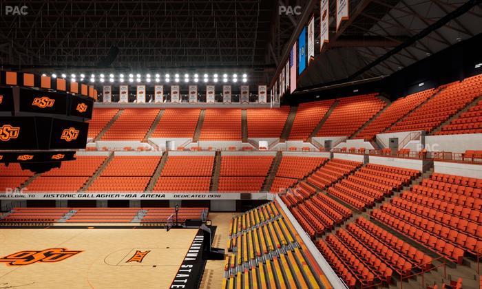 Gallagher-Iba Arena - Section 201 Seat View