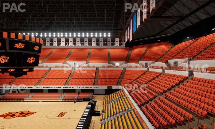 Gallagher-Iba Arena - Section 201 Seat View