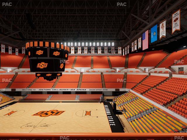 Gallagher-Iba Arena - Section 202 Seat View