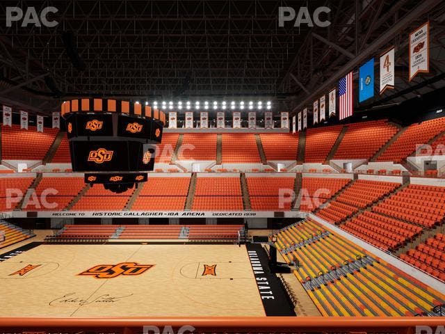 Gallagher-Iba Arena - Section 202 Seat View