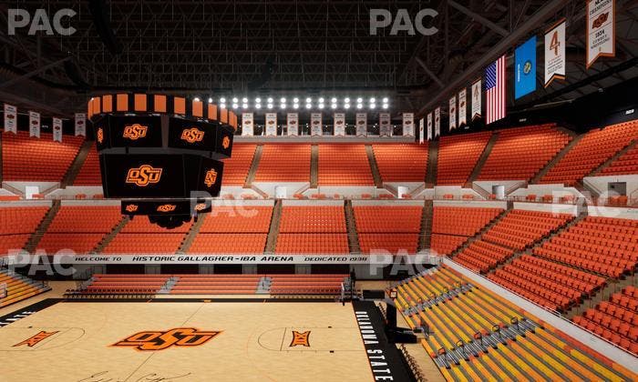 Gallagher-Iba Arena - Section 202 Seat View