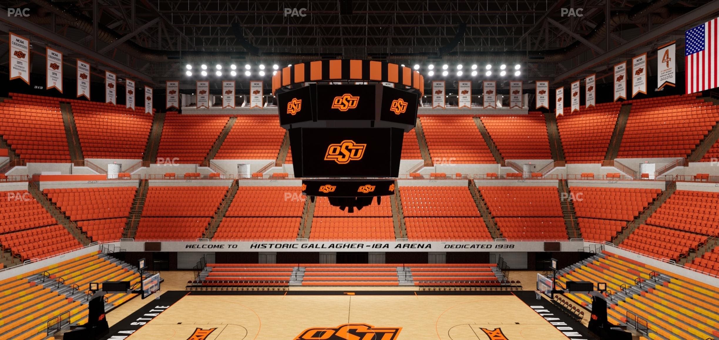 Gallagher-Iba Arena - Section 203 Seat View