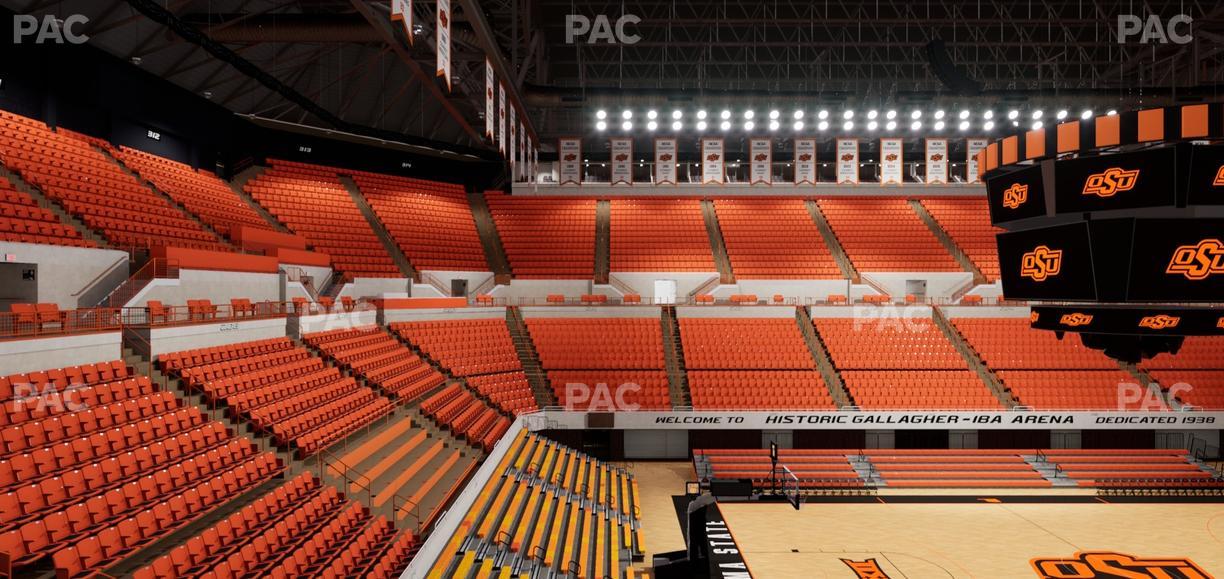 Gallagher-Iba Arena - Section 205 Seat View