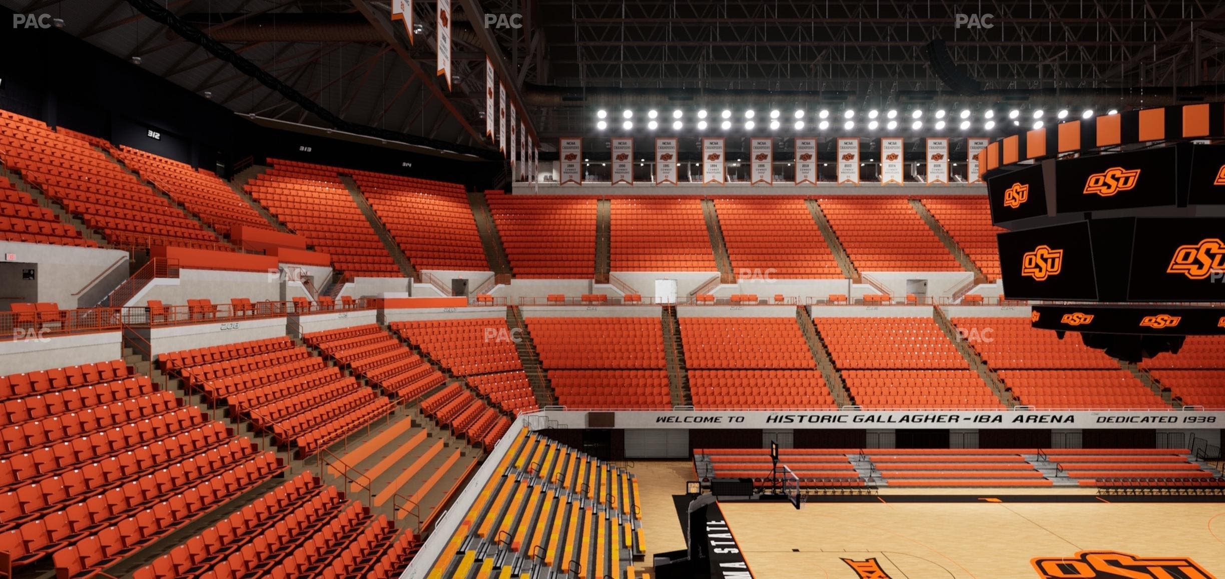 Gallagher-Iba Arena - Section 205 Seat View