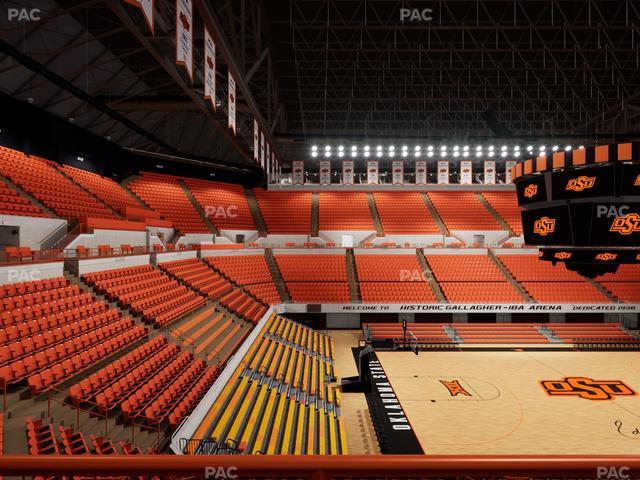 Gallagher-Iba Arena - Section 205 Seat View