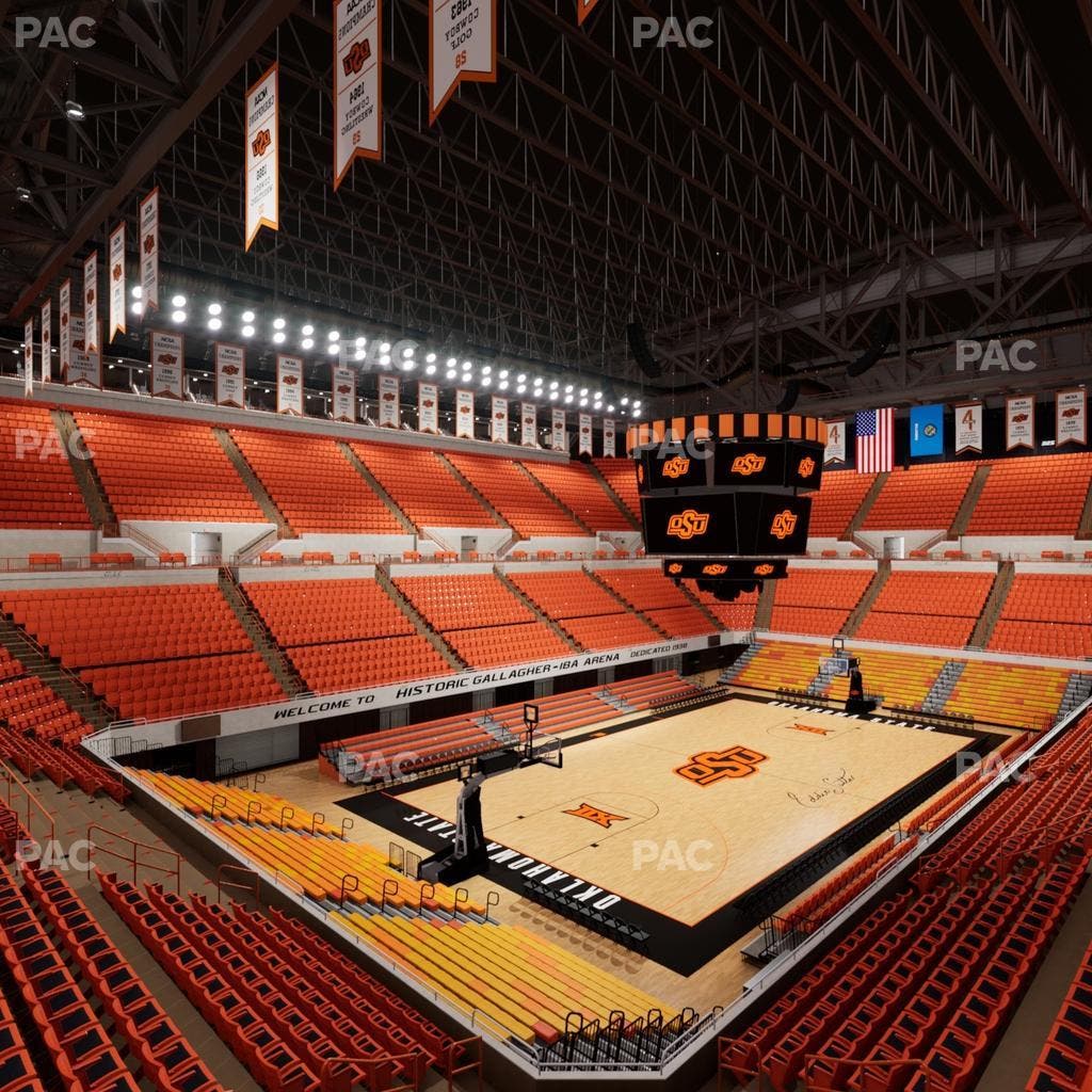 Gallagher-Iba Arena - Section 206 Seat View