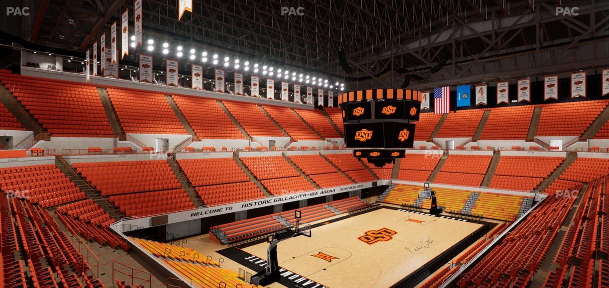 Gallagher-Iba Arena - Section 206 Seat View