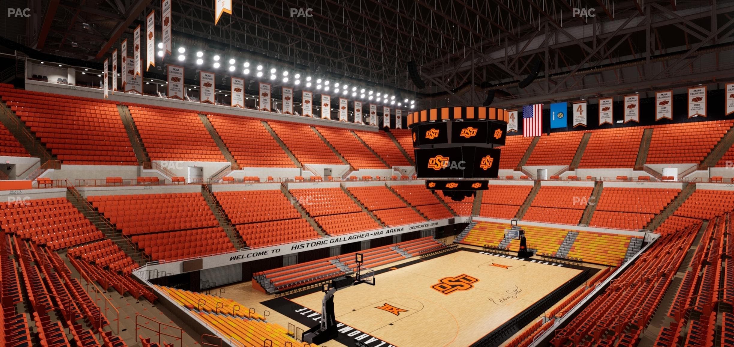 Gallagher-Iba Arena - Section 206 Seat View
