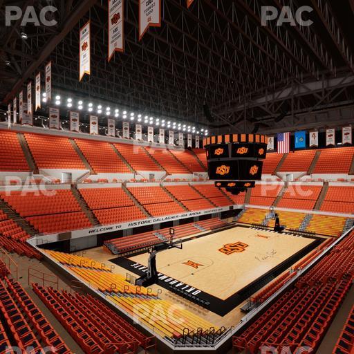 Gallagher-Iba Arena - Section 206 Seat View