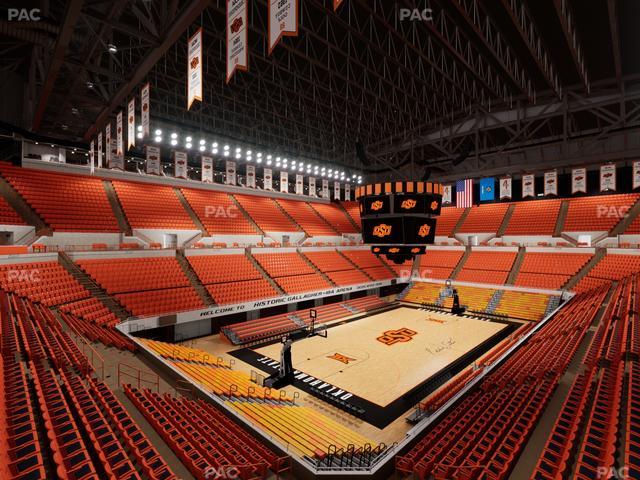 Gallagher-Iba Arena - Section 206 Seat View