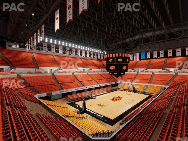 Gallagher-Iba Arena - Section 206 Seat View