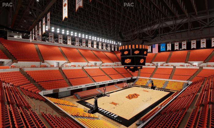 Gallagher-Iba Arena - Section 206 Seat View