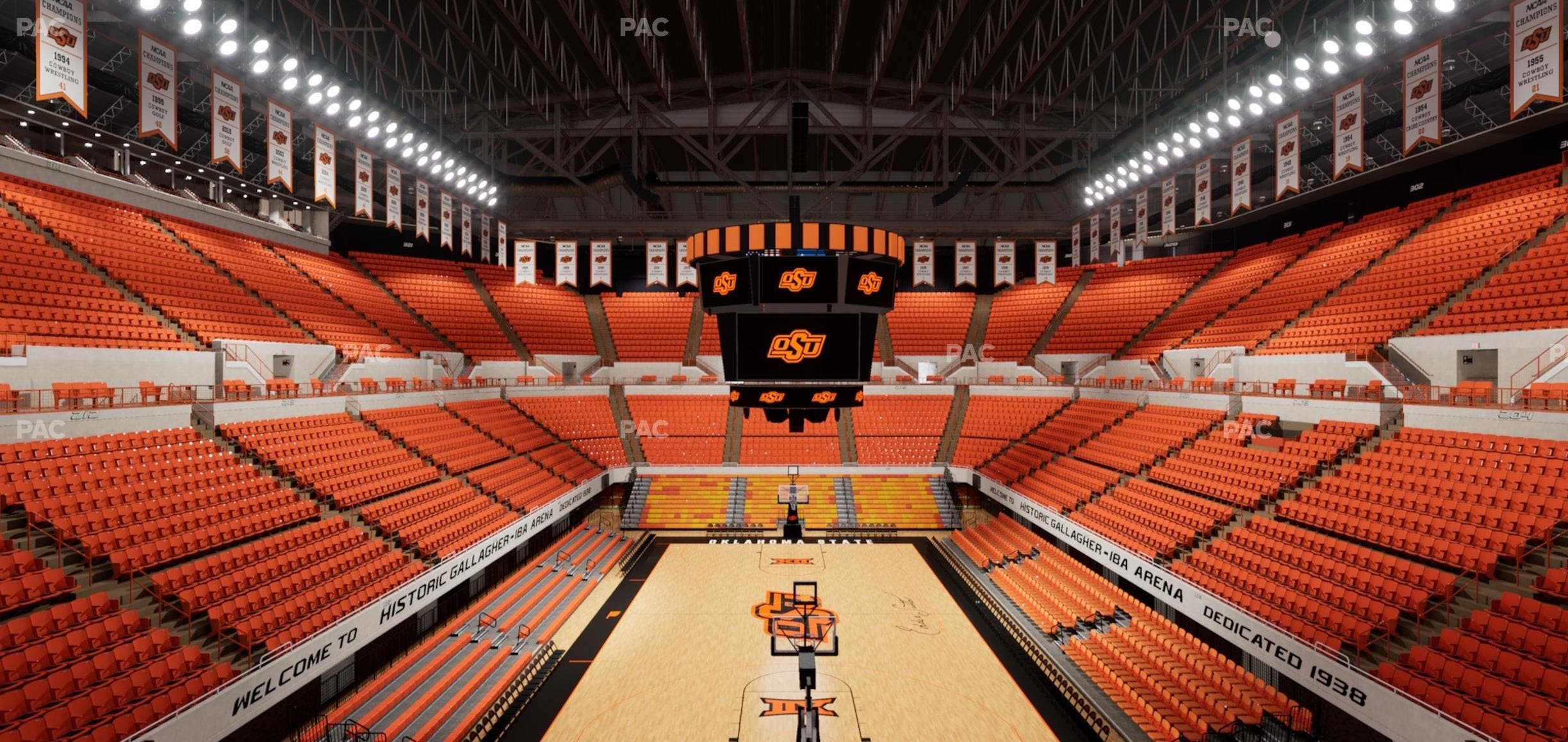 Gallagher-Iba Arena - Section 208 Seat View