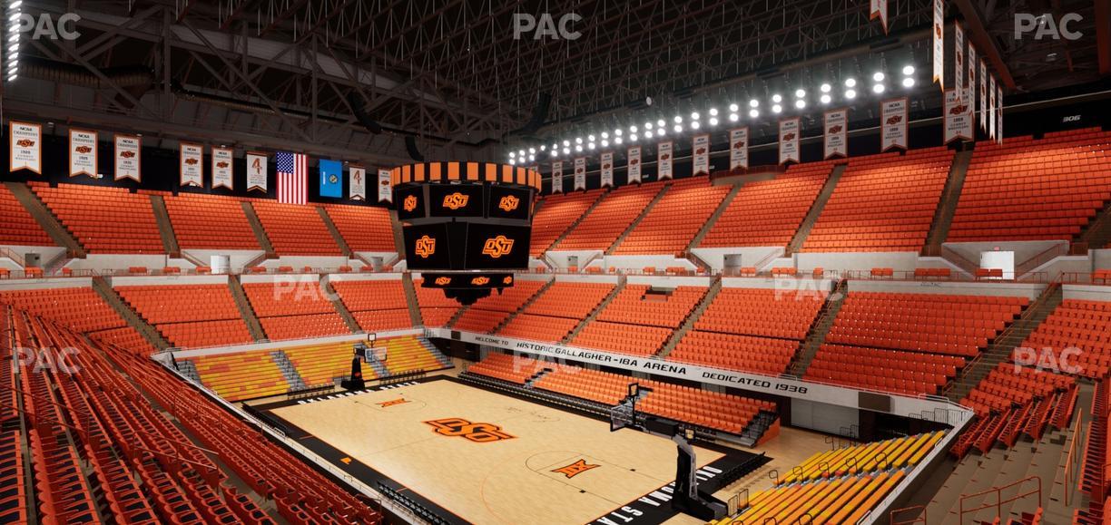 Gallagher-Iba Arena - Section 210 Seat View