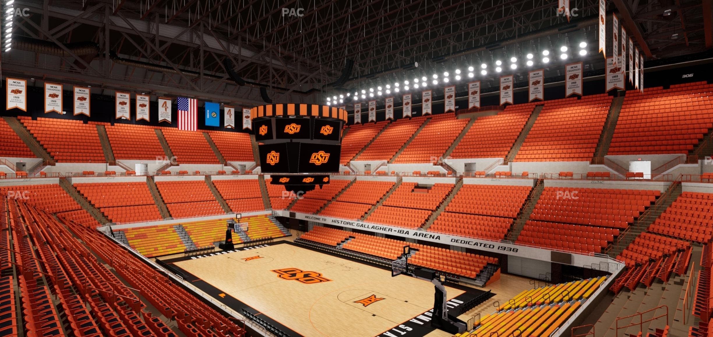 Gallagher-Iba Arena - Section 210 Seat View