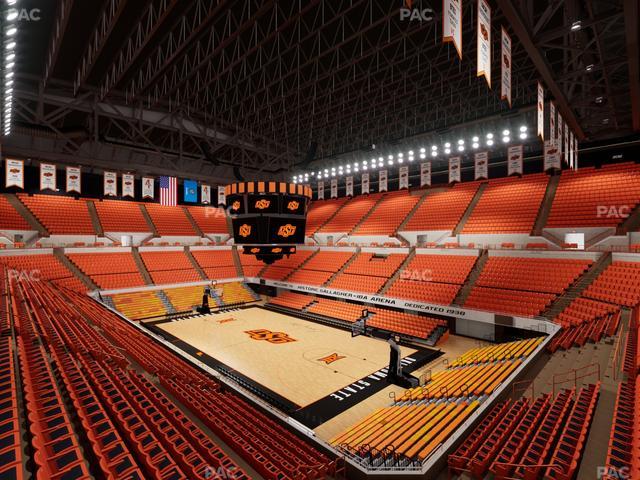 Gallagher-Iba Arena - Section 210 Seat View