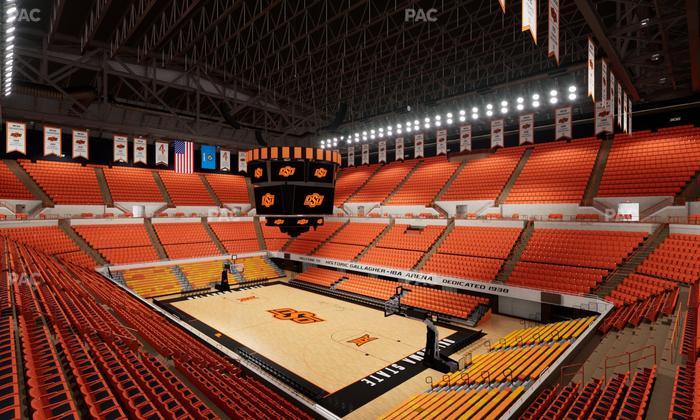 Gallagher-Iba Arena - Section 210 Seat View