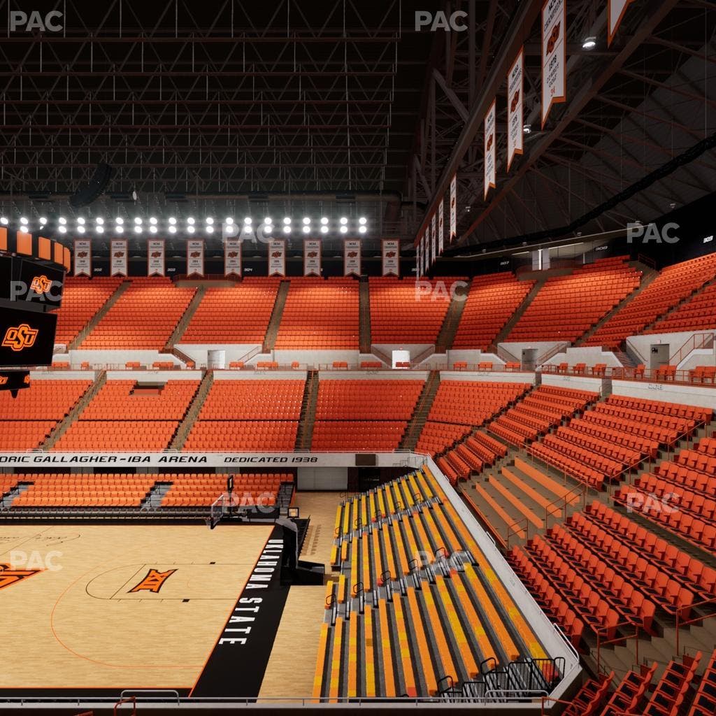 Gallagher-Iba Arena - Section 211 Seat View