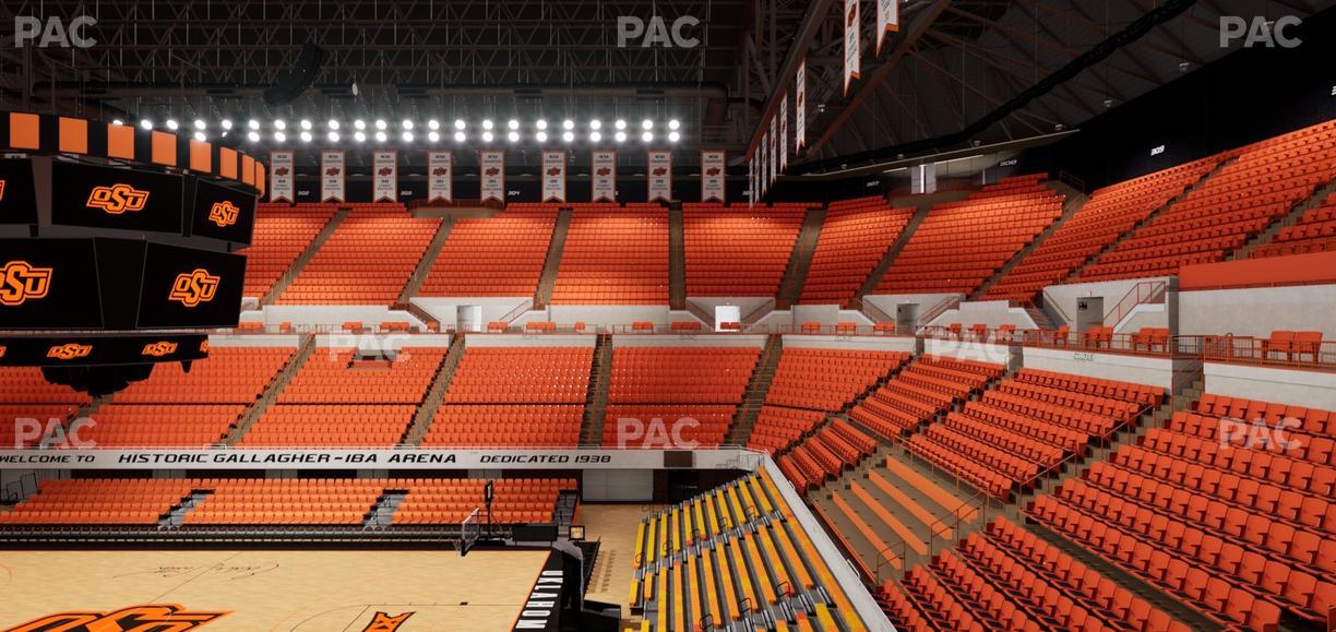 Gallagher-Iba Arena - Section 211 Seat View