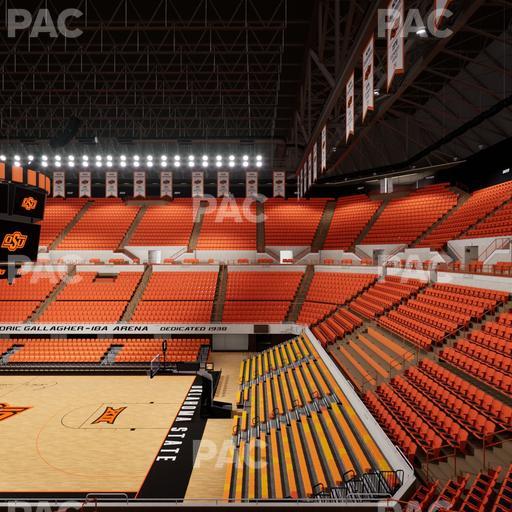 Gallagher-Iba Arena - Section 211 Seat View