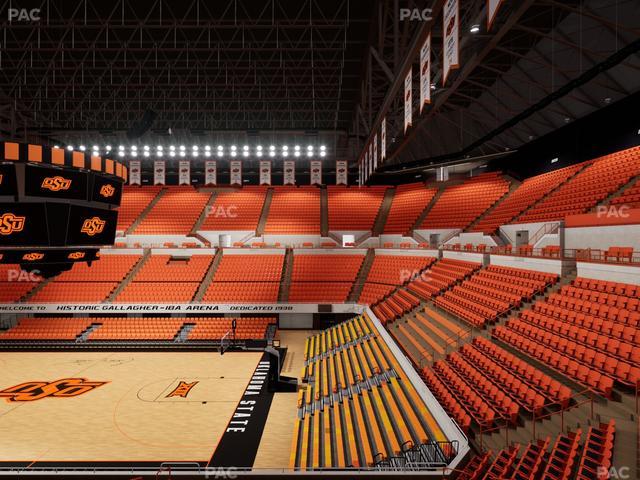 Gallagher-Iba Arena - Section 211 Seat View