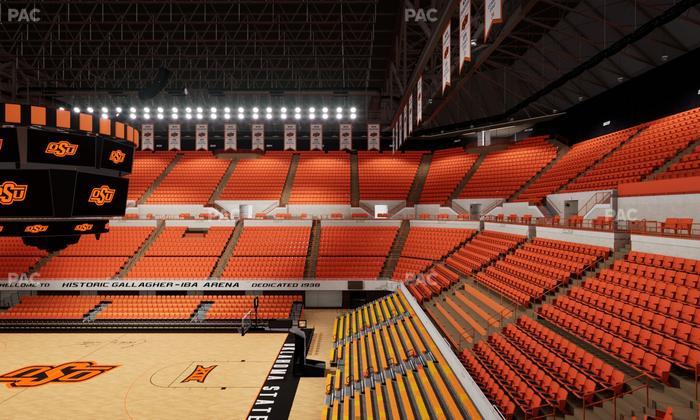 Gallagher-Iba Arena - Section 211 Seat View