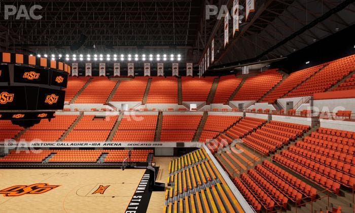 Gallagher-Iba Arena - Section 211 Seat View