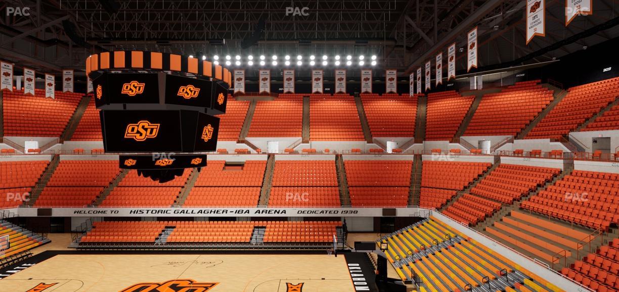 Gallagher-Iba Arena - Section 212 Seat View