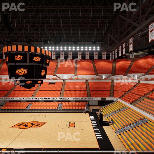 Gallagher-Iba Arena - Section 212 Seat View